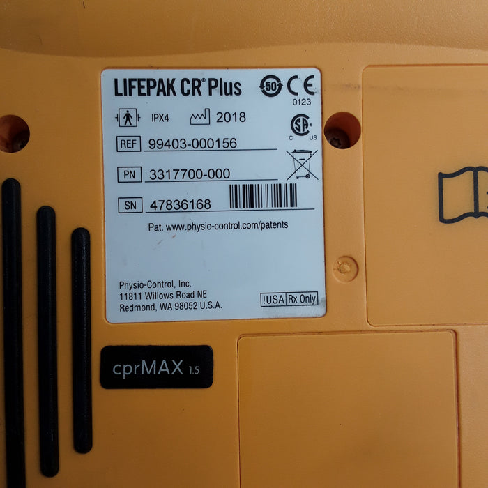 Medtronic Lifepak CR Plus Defibrillator