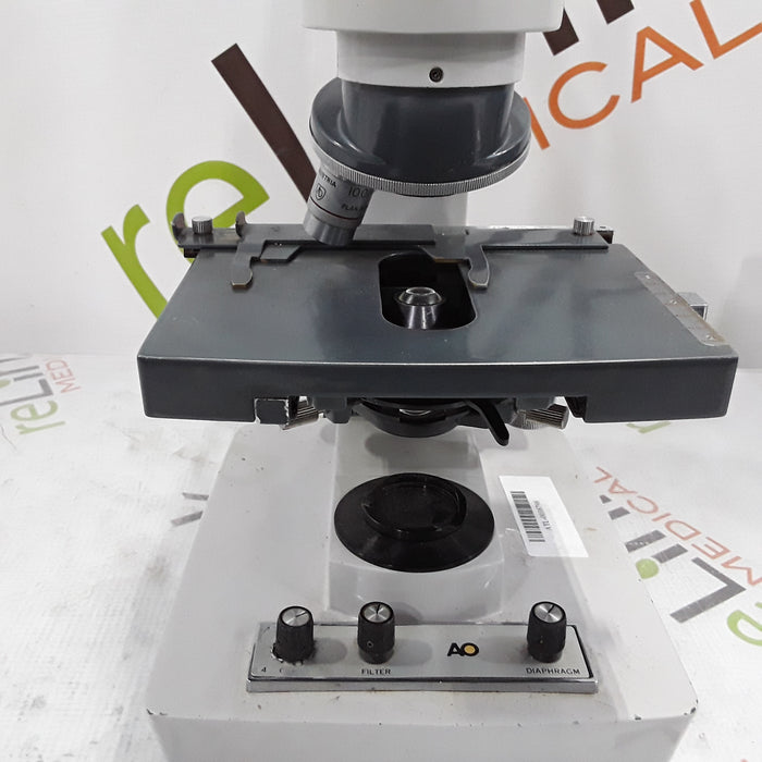 American Optical Microstar One-Ten Binocular Teaching Microscope