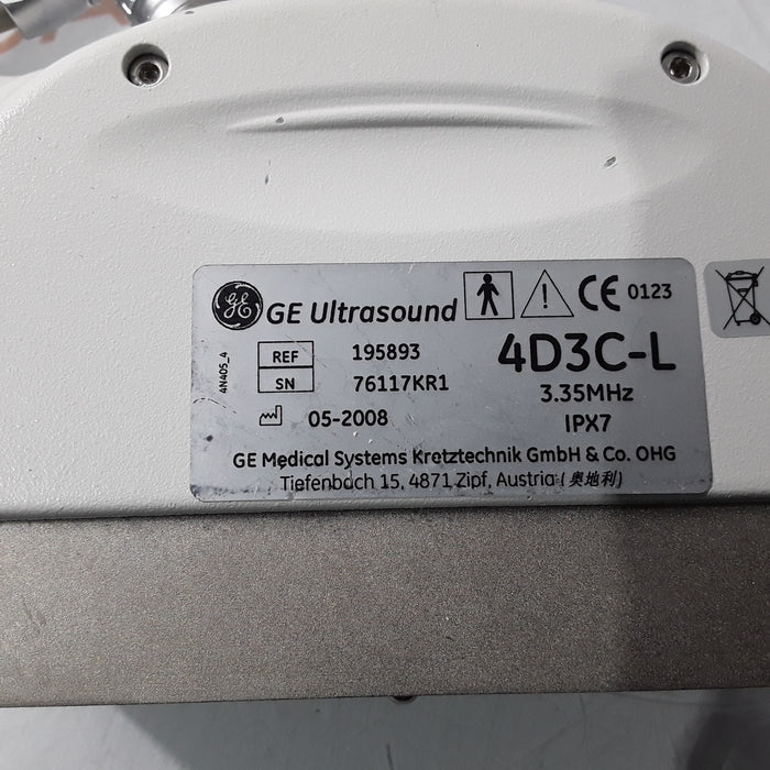 GE Healthcare 4D3C-L Ultrasound Transducer