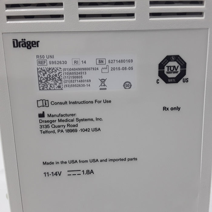 Draeger Medical R50 Uni Label Printer