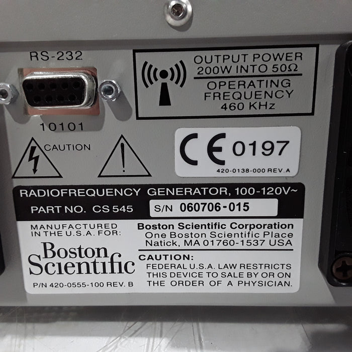 Boston Scientific RF3000 Radiofrequency Ablation System