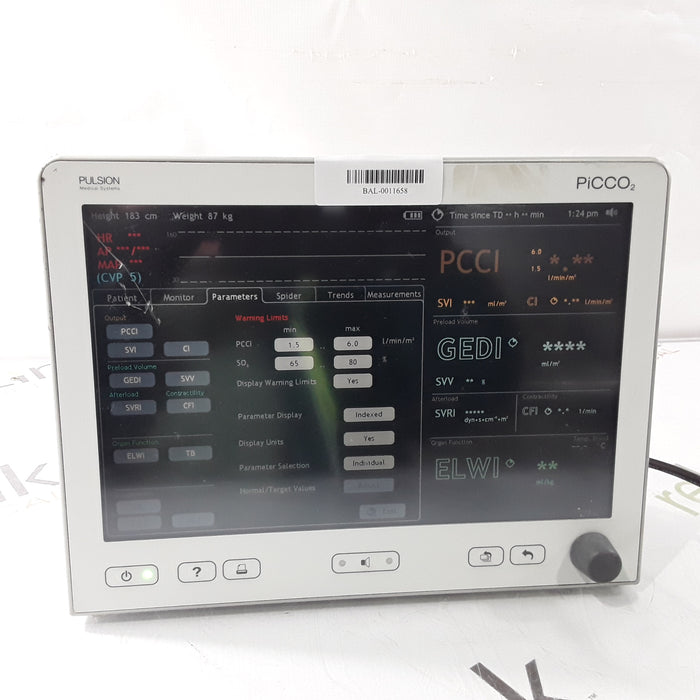 Pulsion Medical Systems Picco2 Patient monitor
