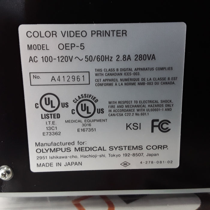 Olympus Corp. OEP-5 Color Video Printer